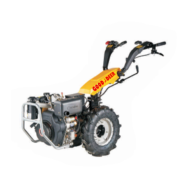 Dvoukolový pochozí rotační traktor